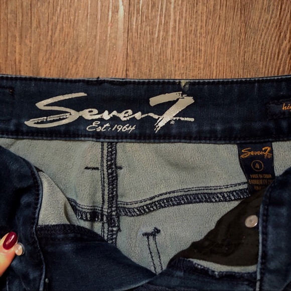 Seven for all Mankind High Rise skinny jeans, 4 - Picture 3 of 7